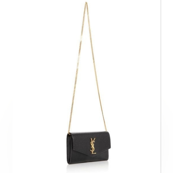 NWT New! Authentic YSL Saint Laurent Uptown Leather Chain Shoulder/Crossbody Bag - Picture 8 of 13